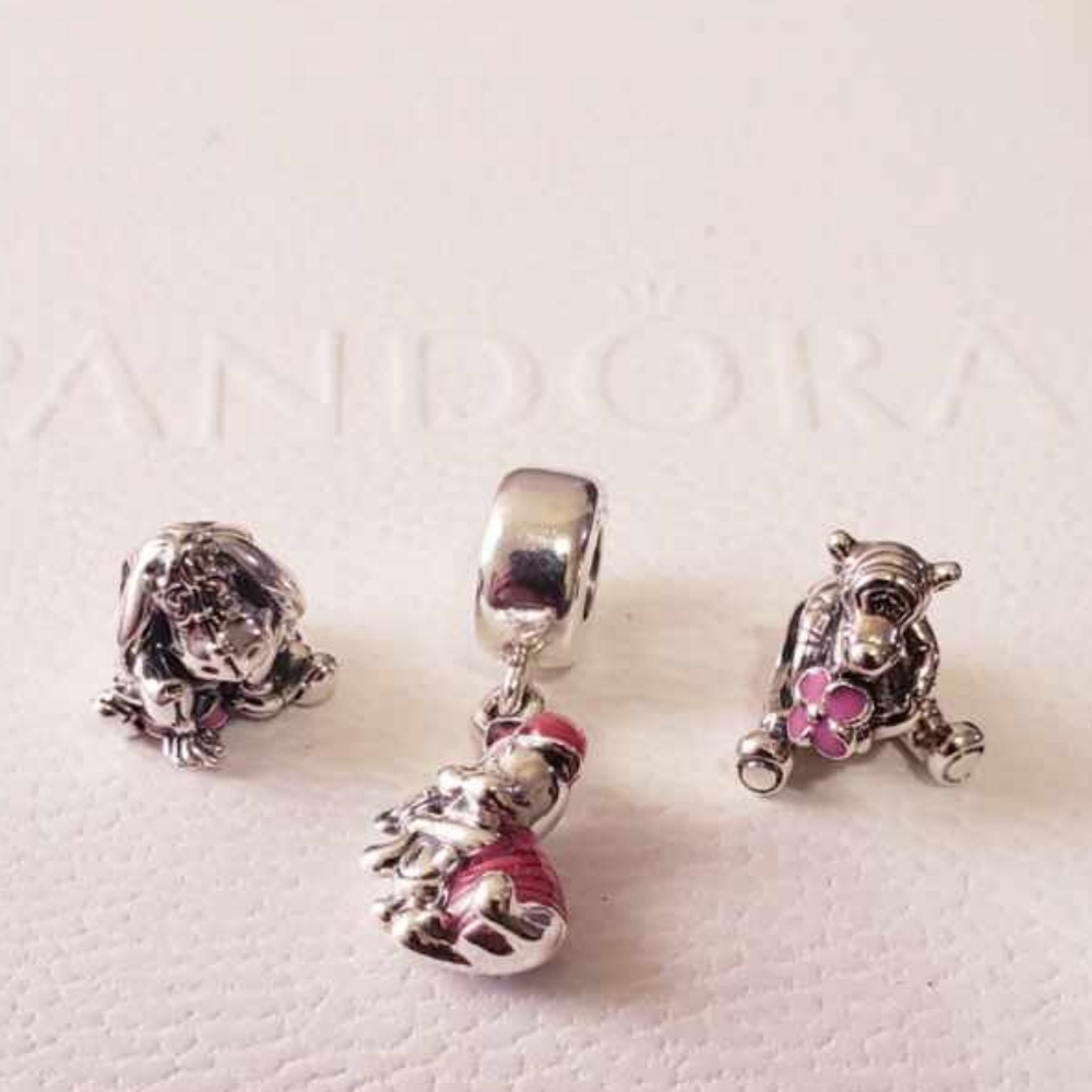 💫3 Authentic Pandora ⭐️RETIRED⭐️ DISNEY CHARMS